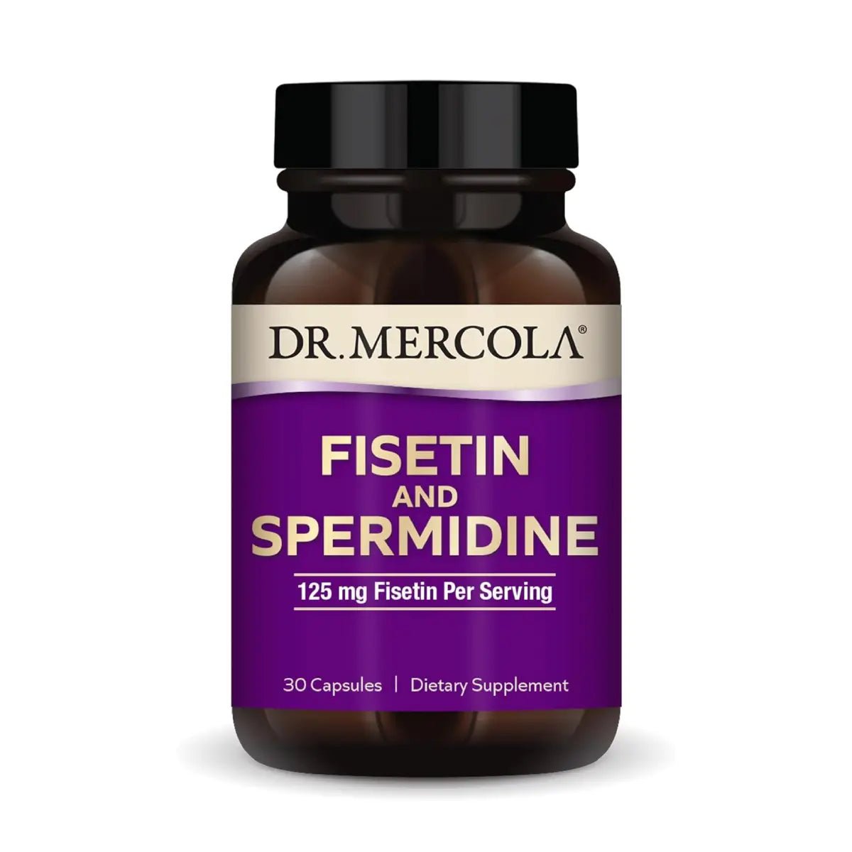 Dr. Mercola Fisetina 125 mg + Espermidina 30 Cápsulas - Hi Vitamins