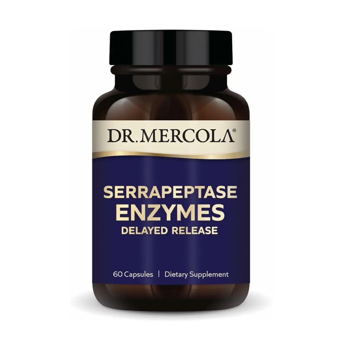 Dr. Mercola® Serrapeptase Enzimas 60 Cápsulas | Salud Cardiovascular - Hi Vitamins