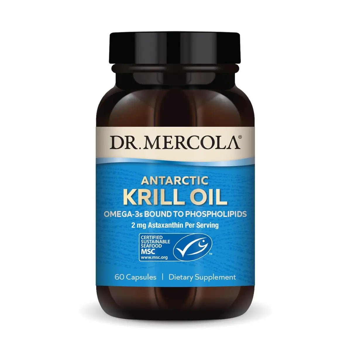 Dr. Mercola® Antarctic Krill Oil Omega - 3s Bound To Phospholipids 60 Cápsulas - Hi Vitamins