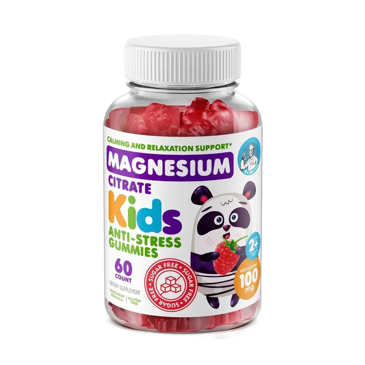 Dr. Moritz Citrato de Magnesio Infantil 60 Gomitas sabor frambuesa - Hi Vitamins