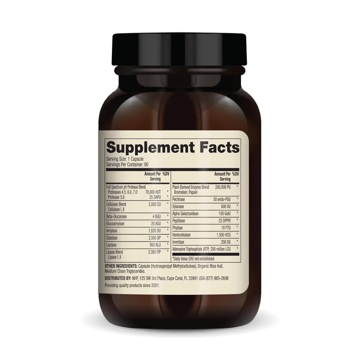 Dr Mercola® Enzimas de Espectro Completo 90 Cápsulas - Hi Vitamins