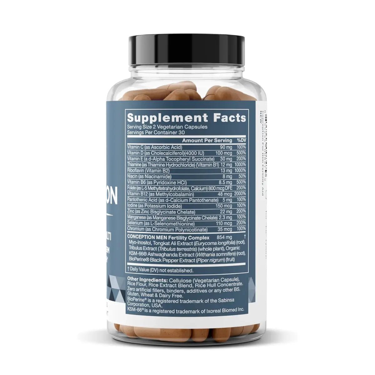 EU Natural Conception for Him 60 Cápsulas - Hi Vitamins