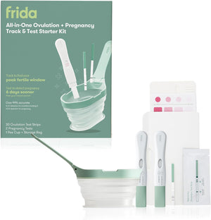 FRIDA FERTILITY ALL-IN-ONE OVULATION + PREGNANCY TRACK & TEST STARTER KIT