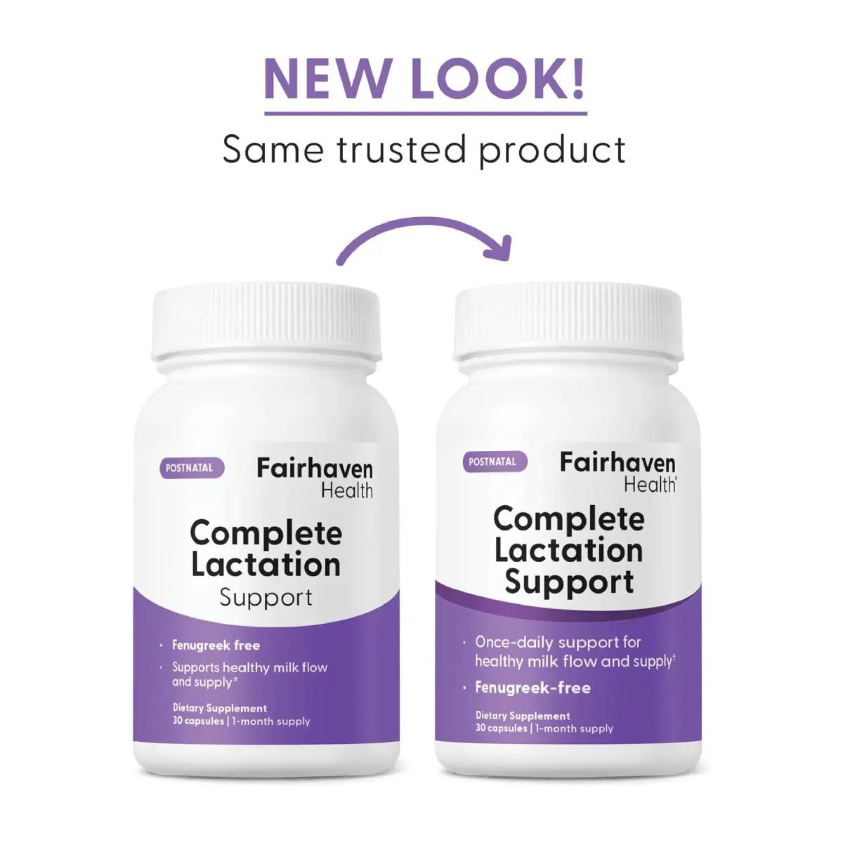 Fairhaven Health Apoyo Completo a la Lactancia 30 Cápsulas - Hi Vitamins