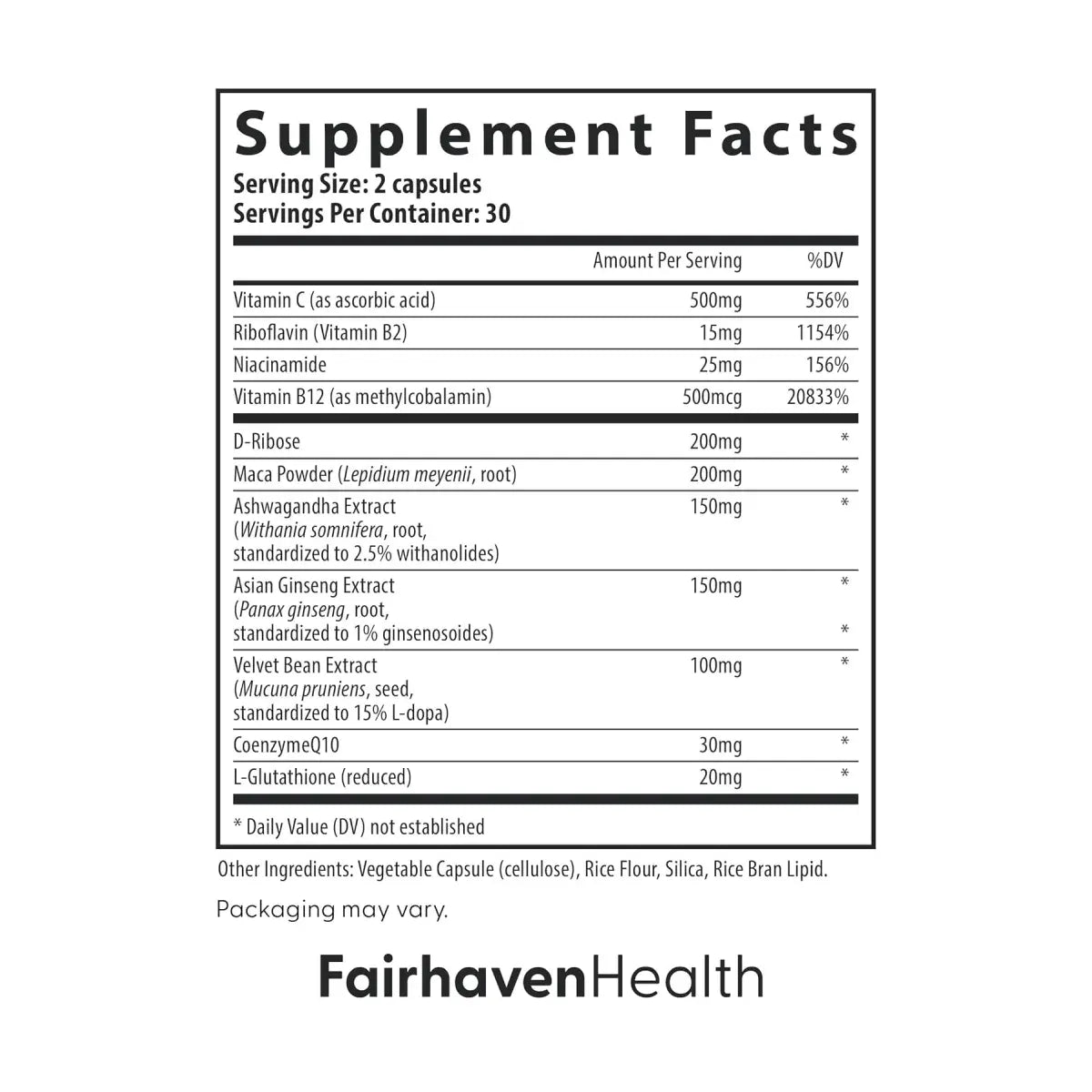 Fairhaven Health CountBoost para Hombres 60 Cápsulas - Hi Vitamins