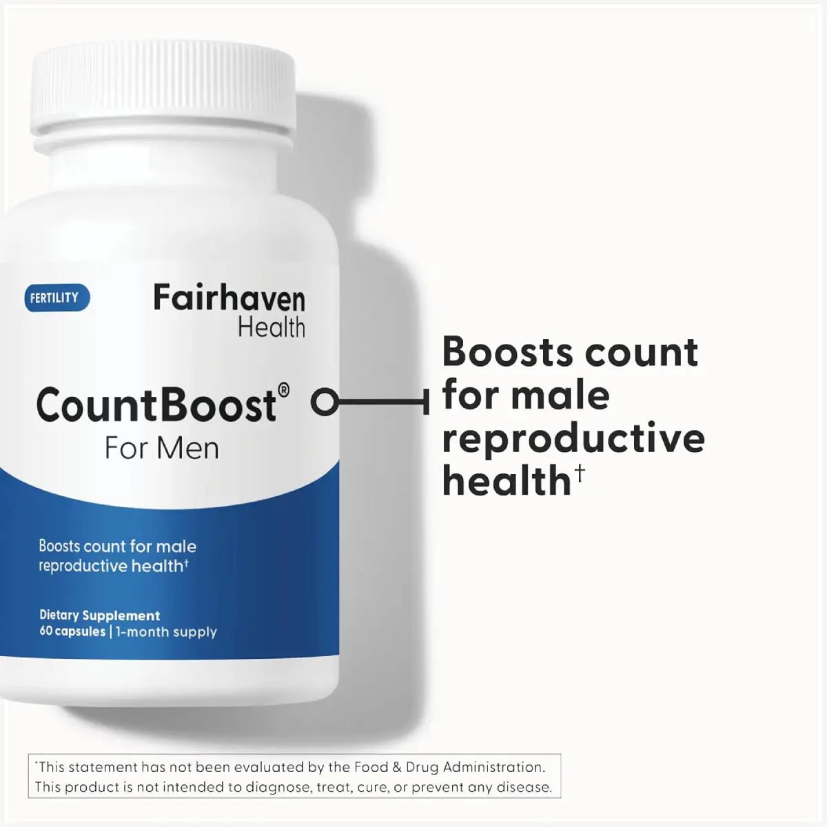 Fairhaven Health CountBoost para Hombres 60 Cápsulas - Hi Vitamins