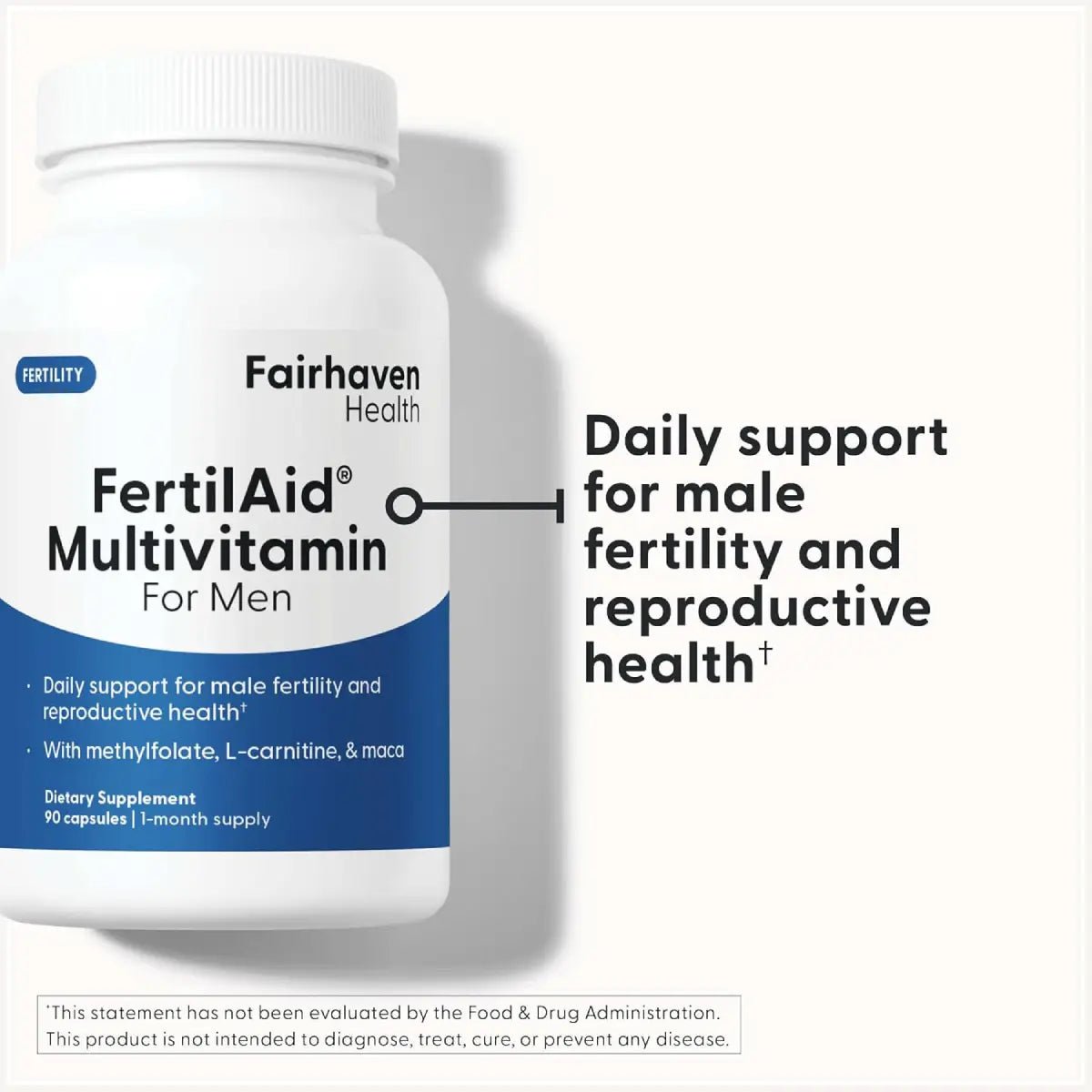 Fairhaven Health FertilAid para Hombres 90 Cápsulas - Hi Vitamins