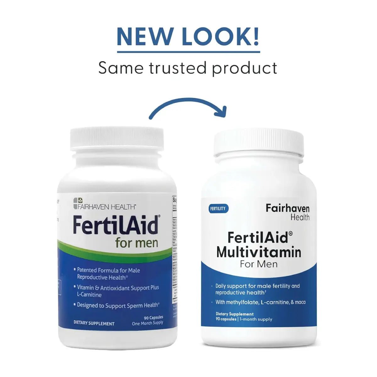 Fairhaven Health FertilAid para Hombres 90 Cápsulas - Hi Vitamins