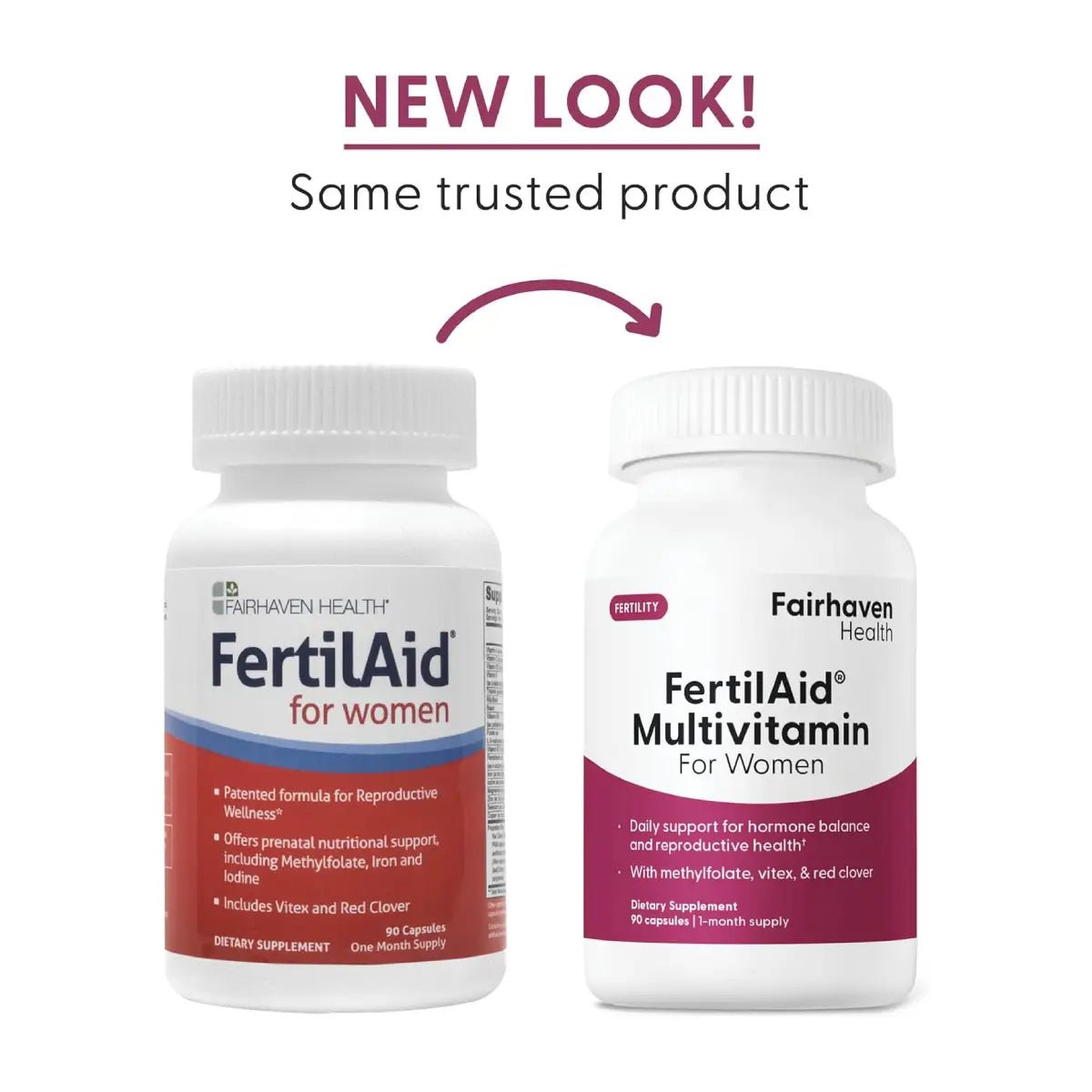 Fairhaven Health Fertilaid para Mujeres 90 Cápsulas - Hi Vitamins