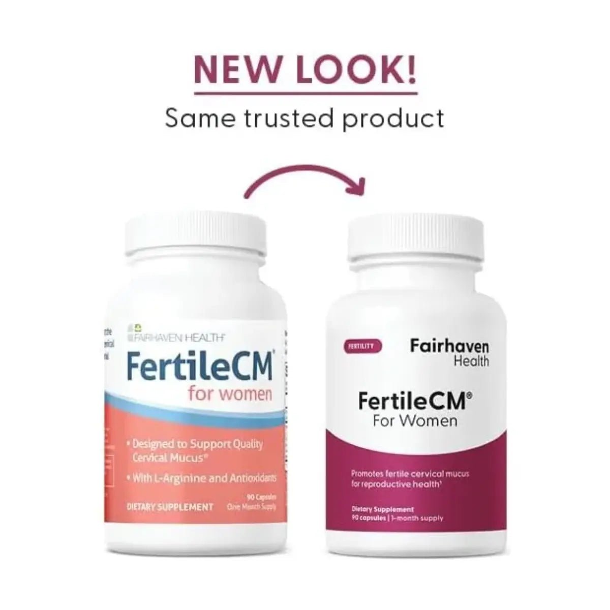 Nueva imagen - Fairhaven Health FertileCM para Mujer 90 Cápsulas - Hi Vitamins. Envíos a todo México.