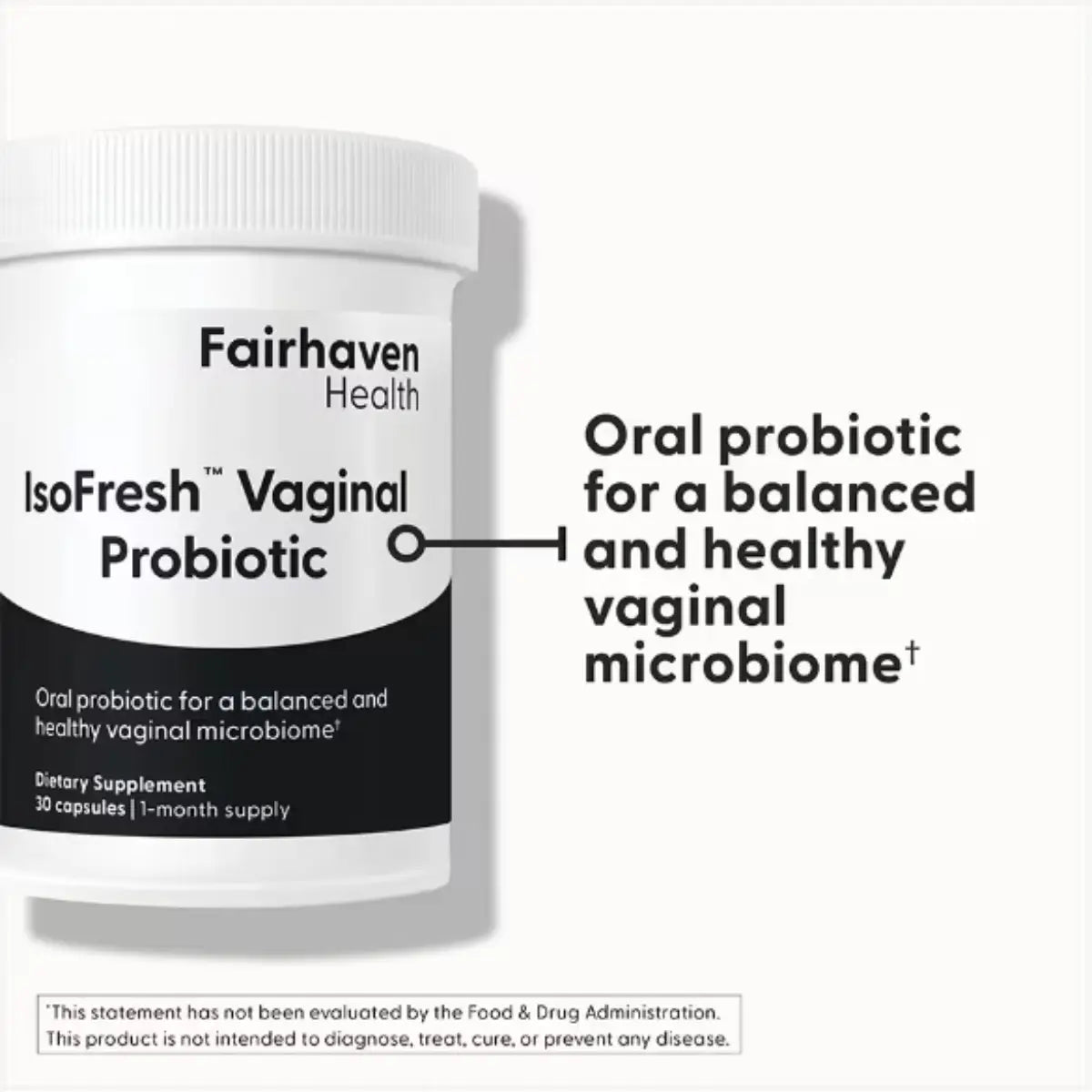 Fairhaven Health IsoFresh Probióticos Vaginales 30 Cápsulas - Hi Vitamins