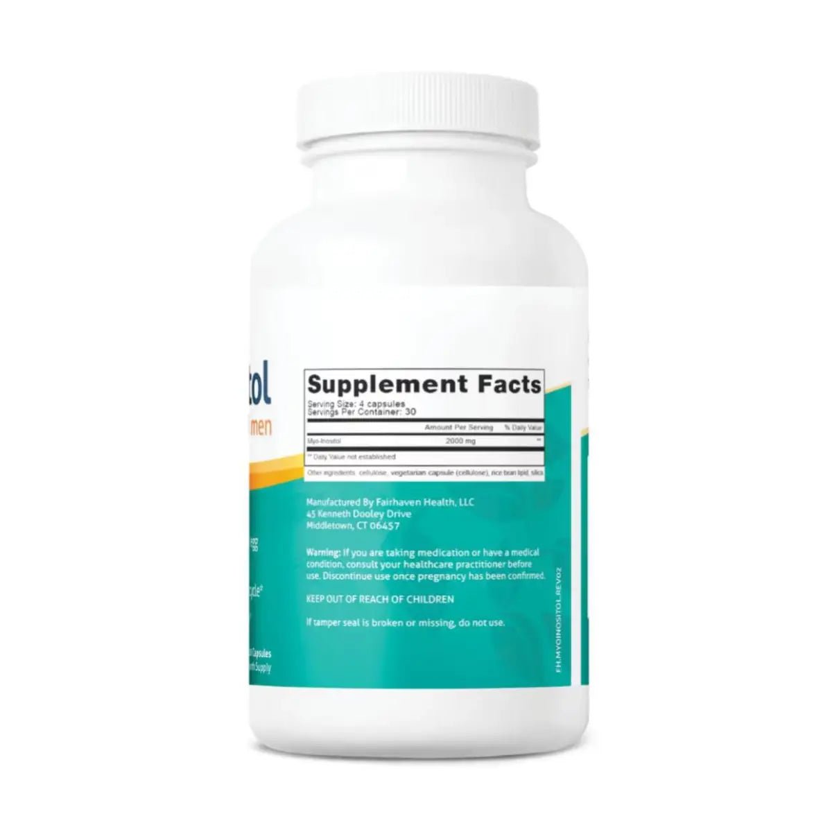 Fairhaven Health Myo - Inositol para Mujer y Hombre 120 Cápsulas - Hi Vitamins