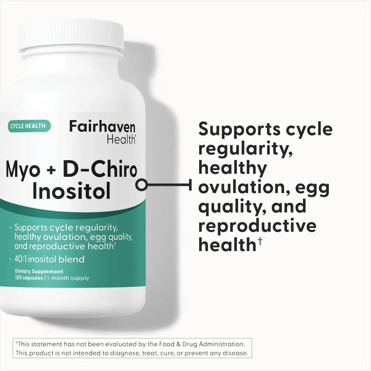 Beneficios - Fairhaven Health Myo + D-Chiro Inositol 120 Cápsulas - Hi Vitamins. Envíos a todo México.