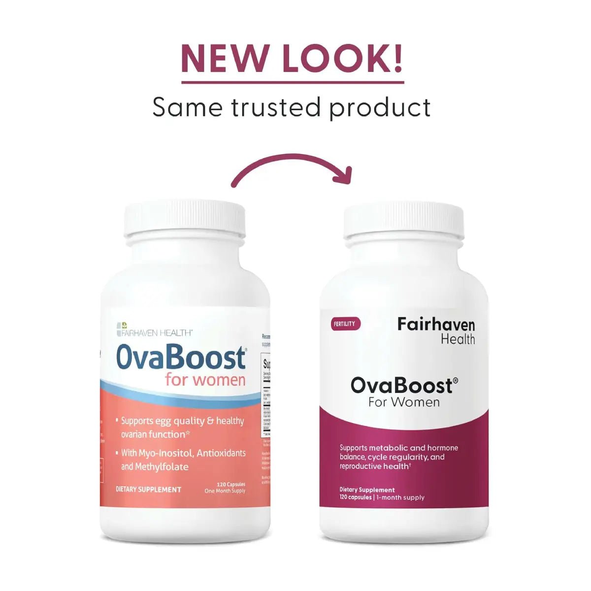 Fairhaven Health Ovaboost para Mujeres 120 Cápsulas - Hi Vitamins