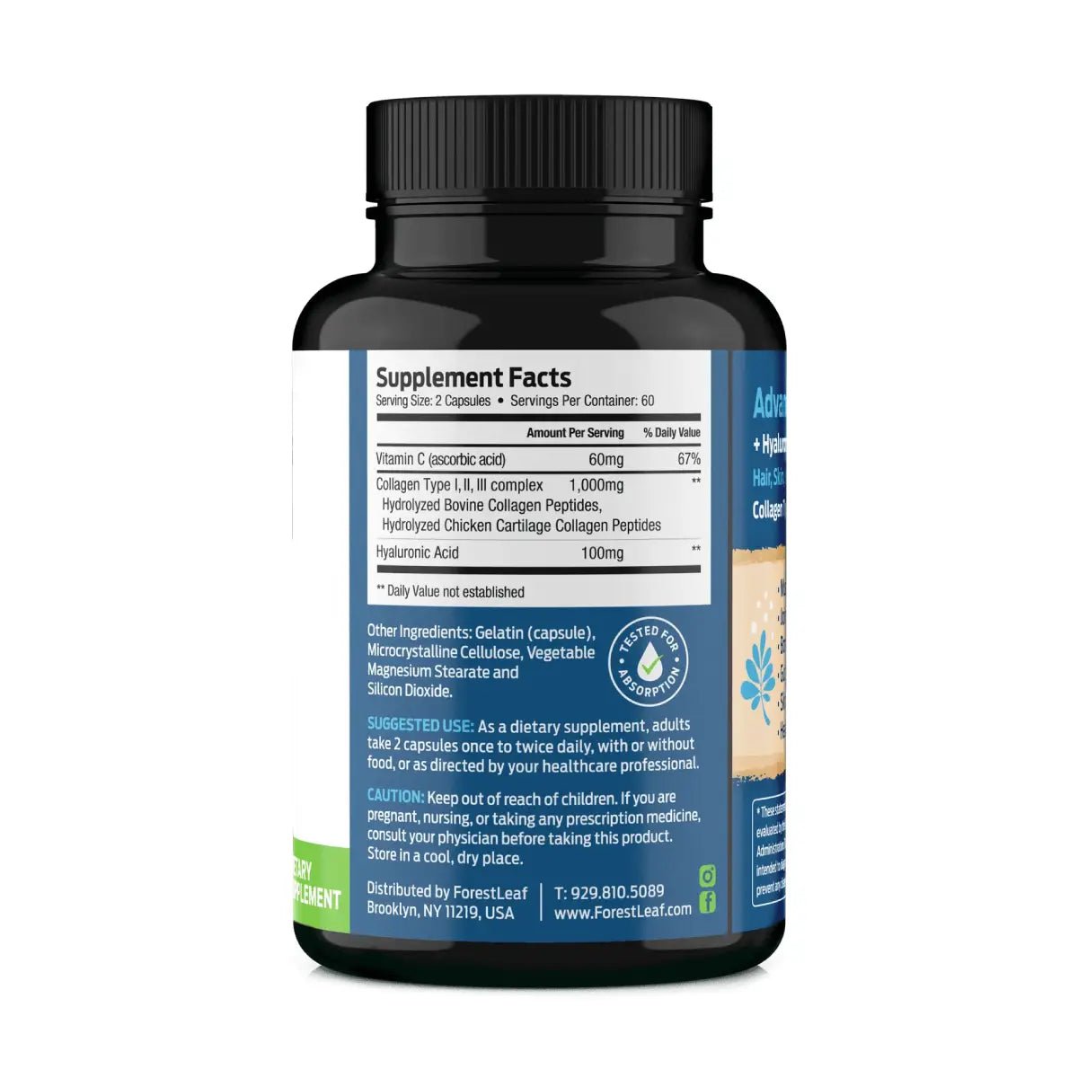 ForestLeaf® Multi Colágeno Avanzado 120 Cápsulas - Hi Vitamins