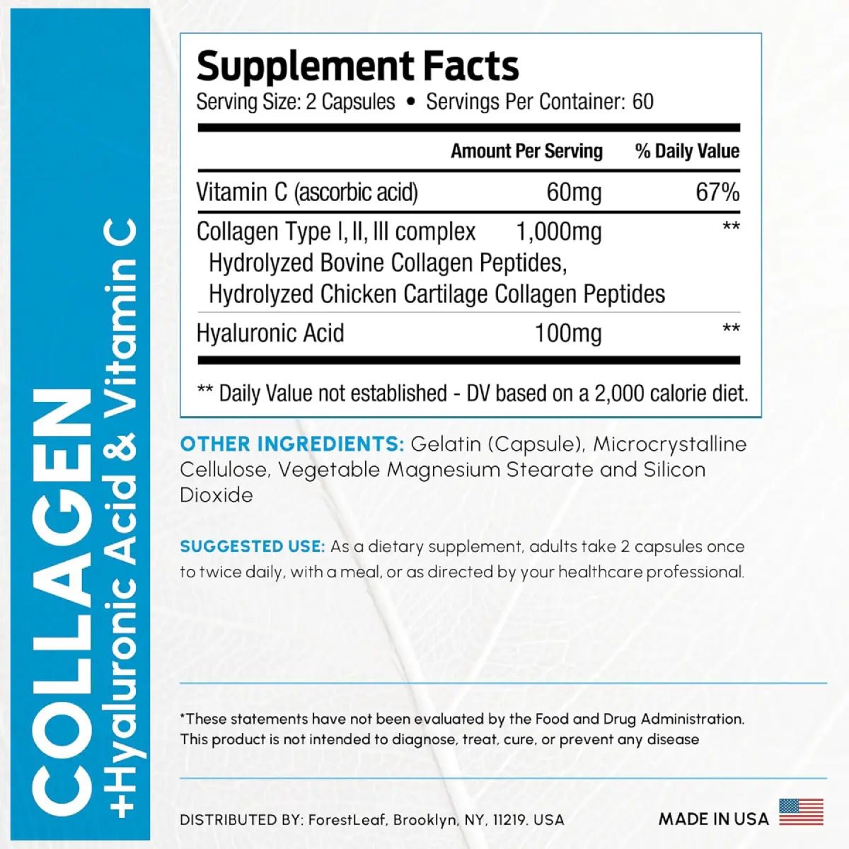 ForestLeaf® Multi Colágeno Avanzado 120 Cápsulas - Hi Vitamins