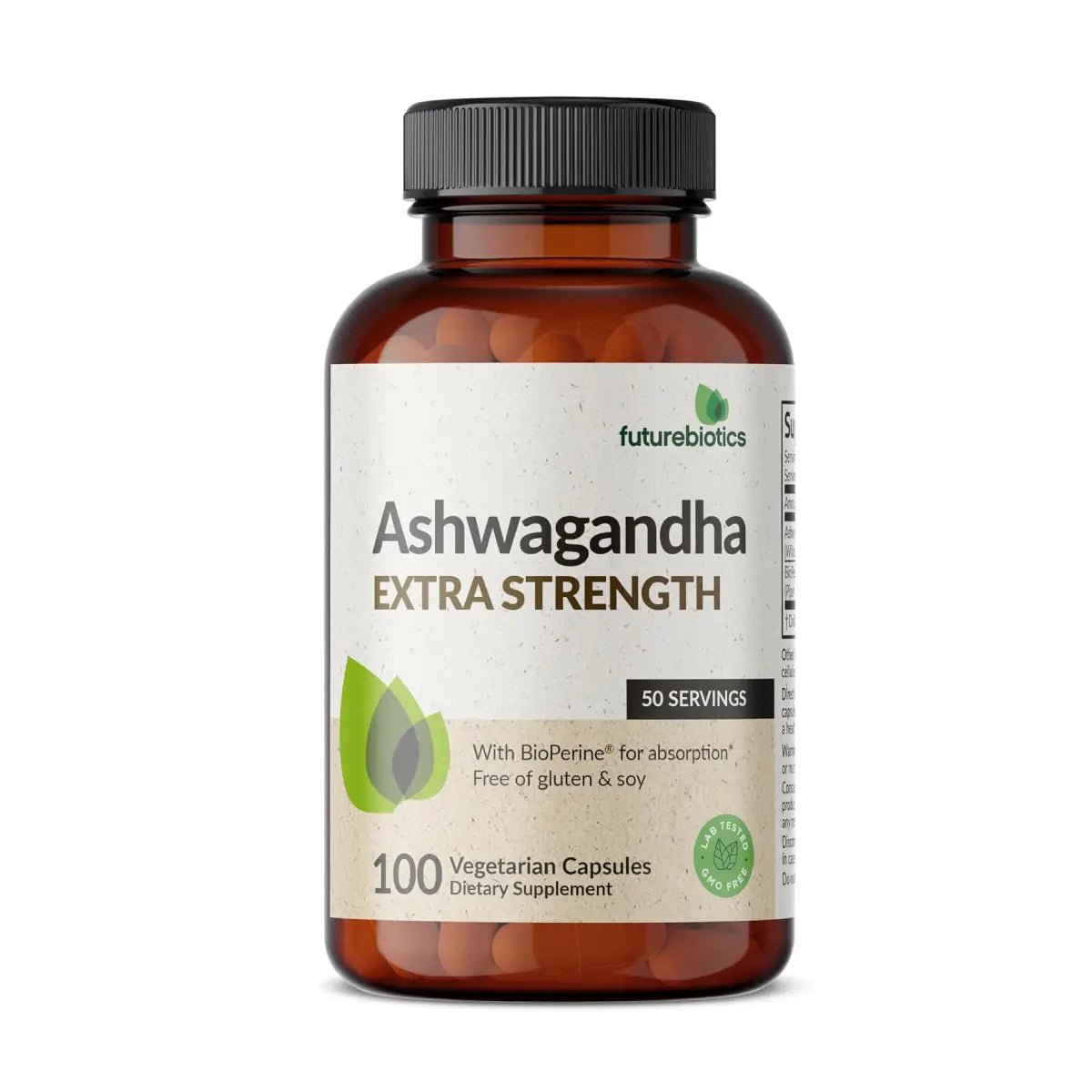Futurebiotics® Ashwagandha Extra Strength con BioPerine - Hi Vitamins