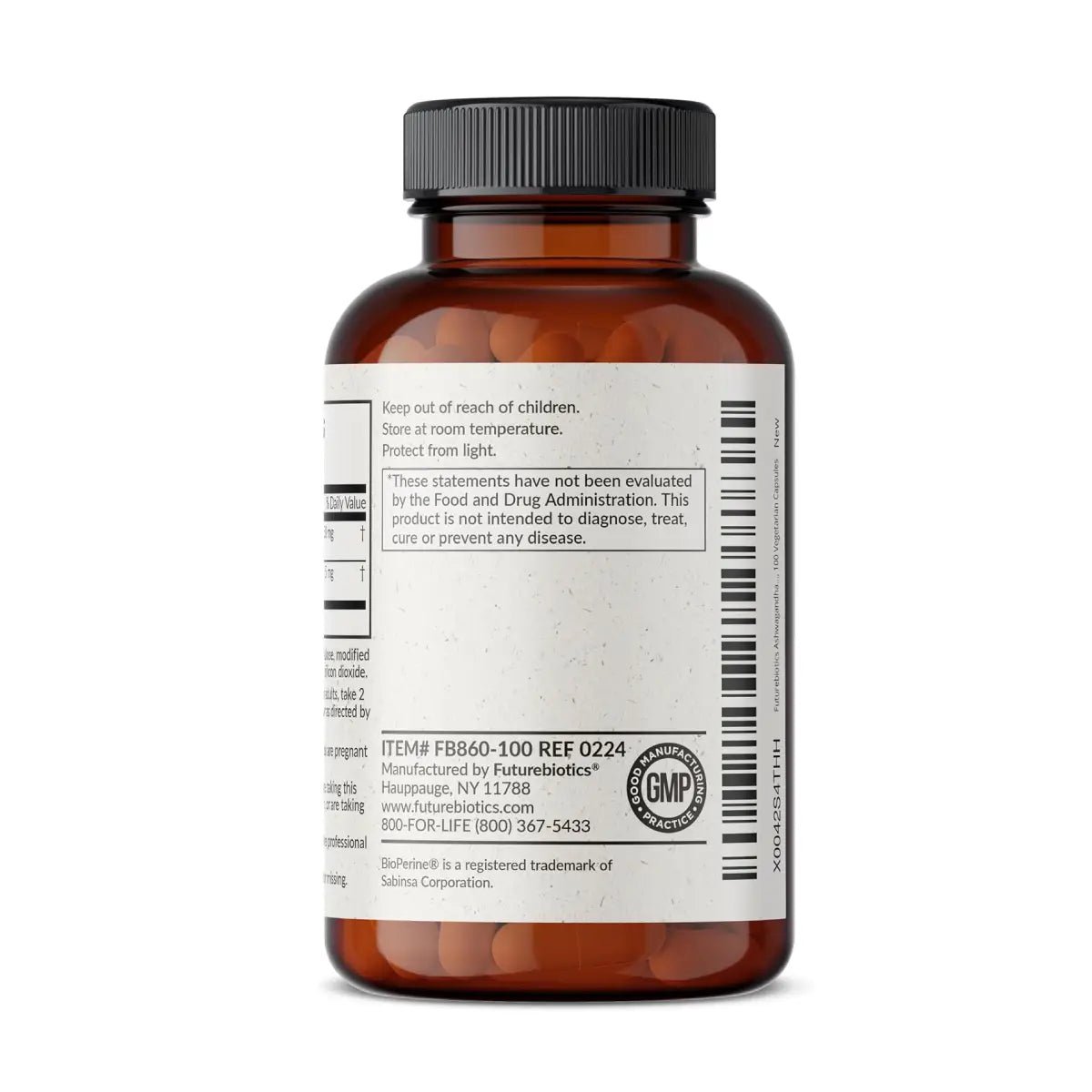 Futurebiotics® Ashwagandha Extra Strength con BioPerine - Hi Vitamins