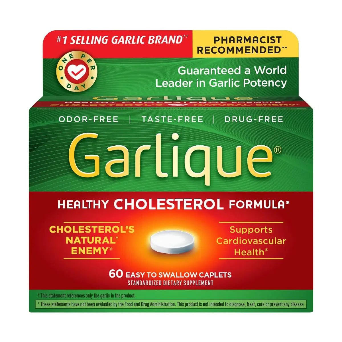 Garlique® Healthy Colesterol 60 Tabletas - Hi Vitamins