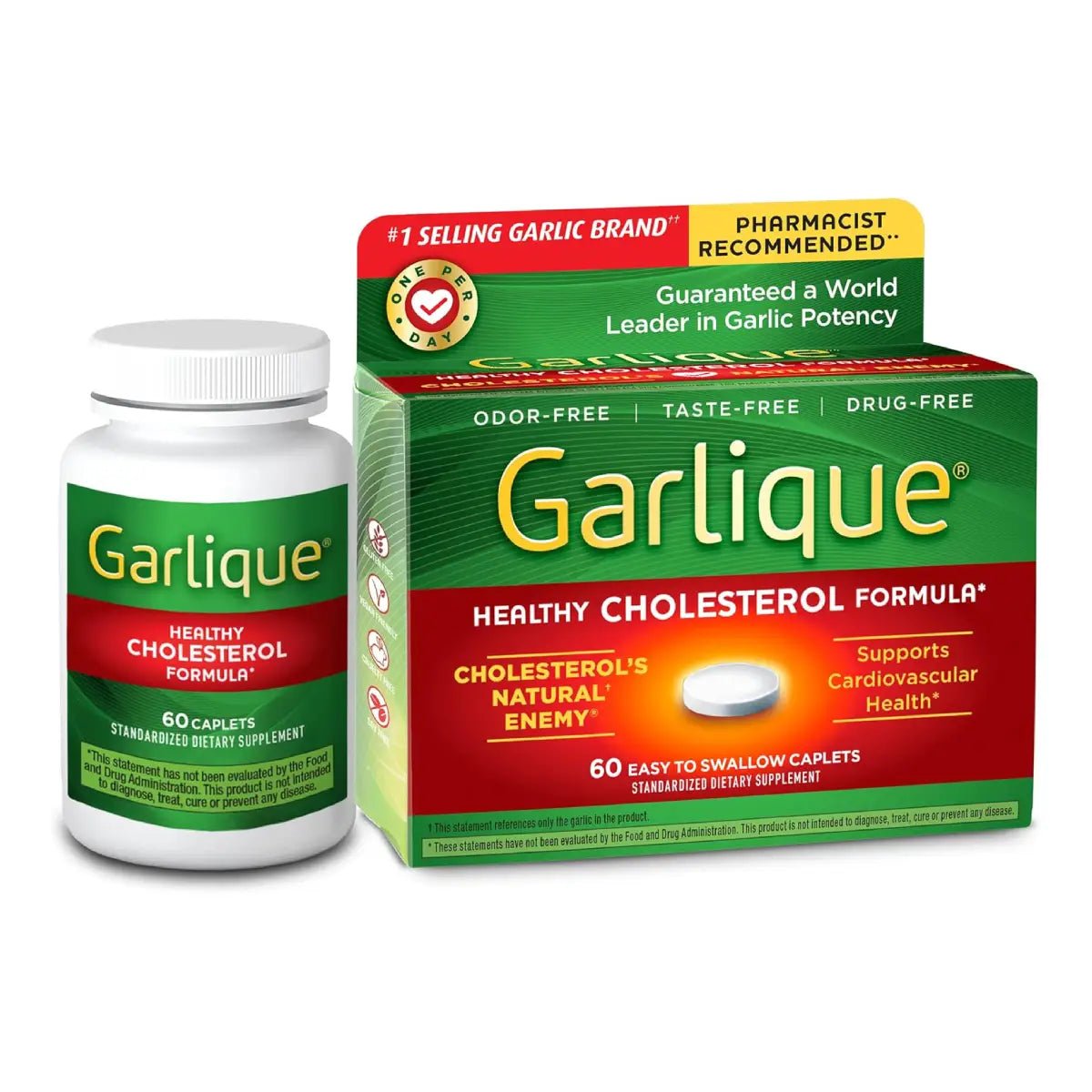 Garlique® Healthy Colesterol 60 Tabletas - Hi Vitamins