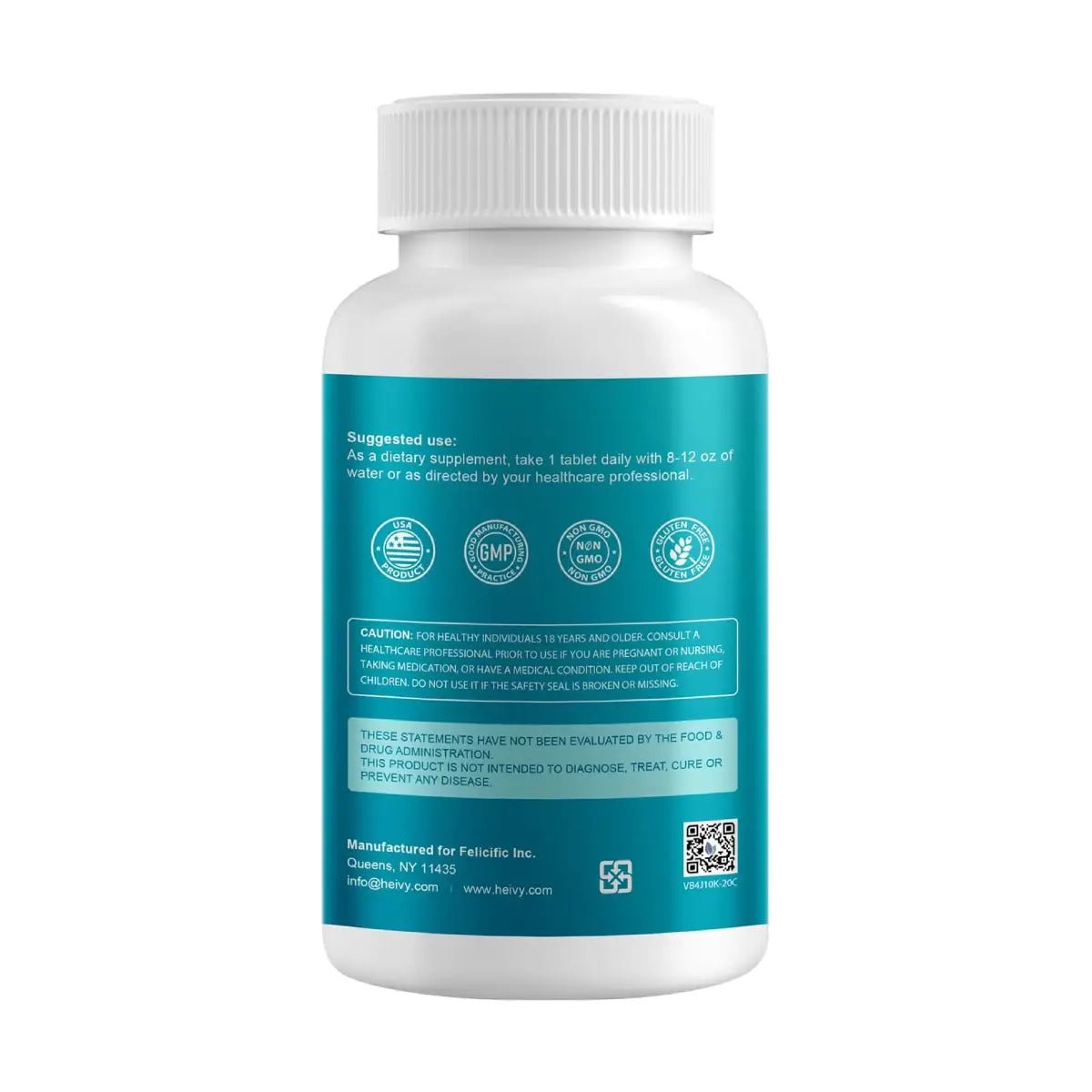 Heivy Cloruro de Sodio 1000 mg 365 tabletas - Hi Vitamins