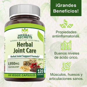 HERBAL SECRETS® HERBAL JOINT CARE 120 CAPSULES