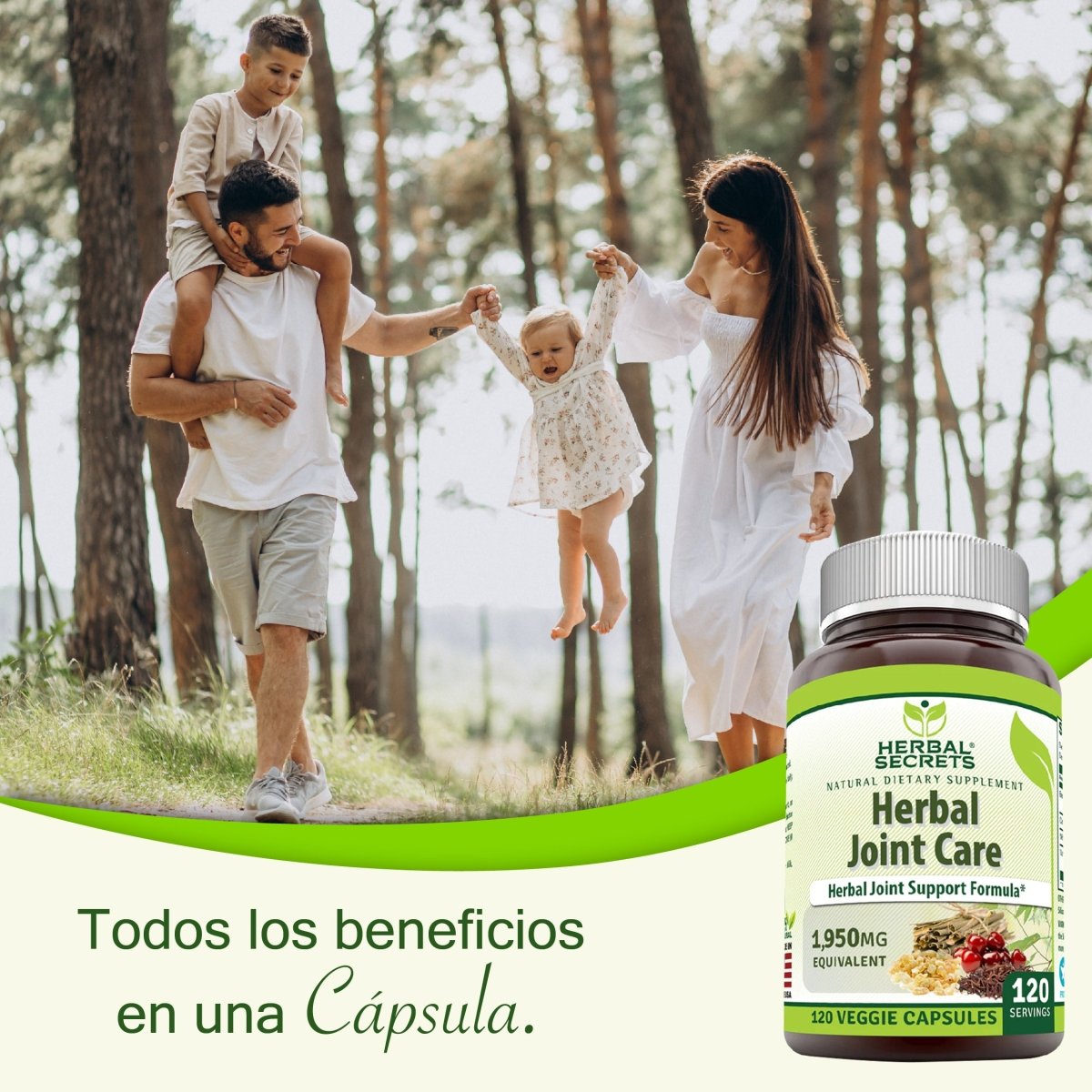 HERBAL SECRETS® HERBAL JOINT CARE 120 CAPSULES - Hi Vitamins