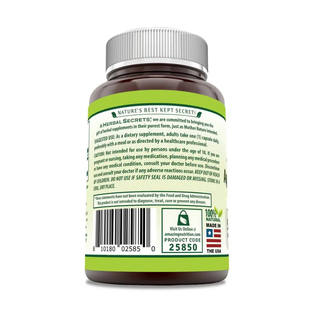 Herbal Secrets Vinagre de Manzana 500 Mg 120 Cápsulas - Hi Vitamins