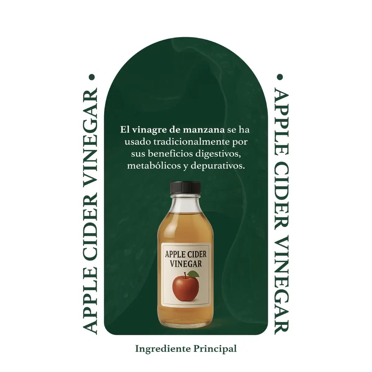 Herbal Secrets Vinagre de Manzana 500 Mg 120 Cápsulas - Hi Vitamins