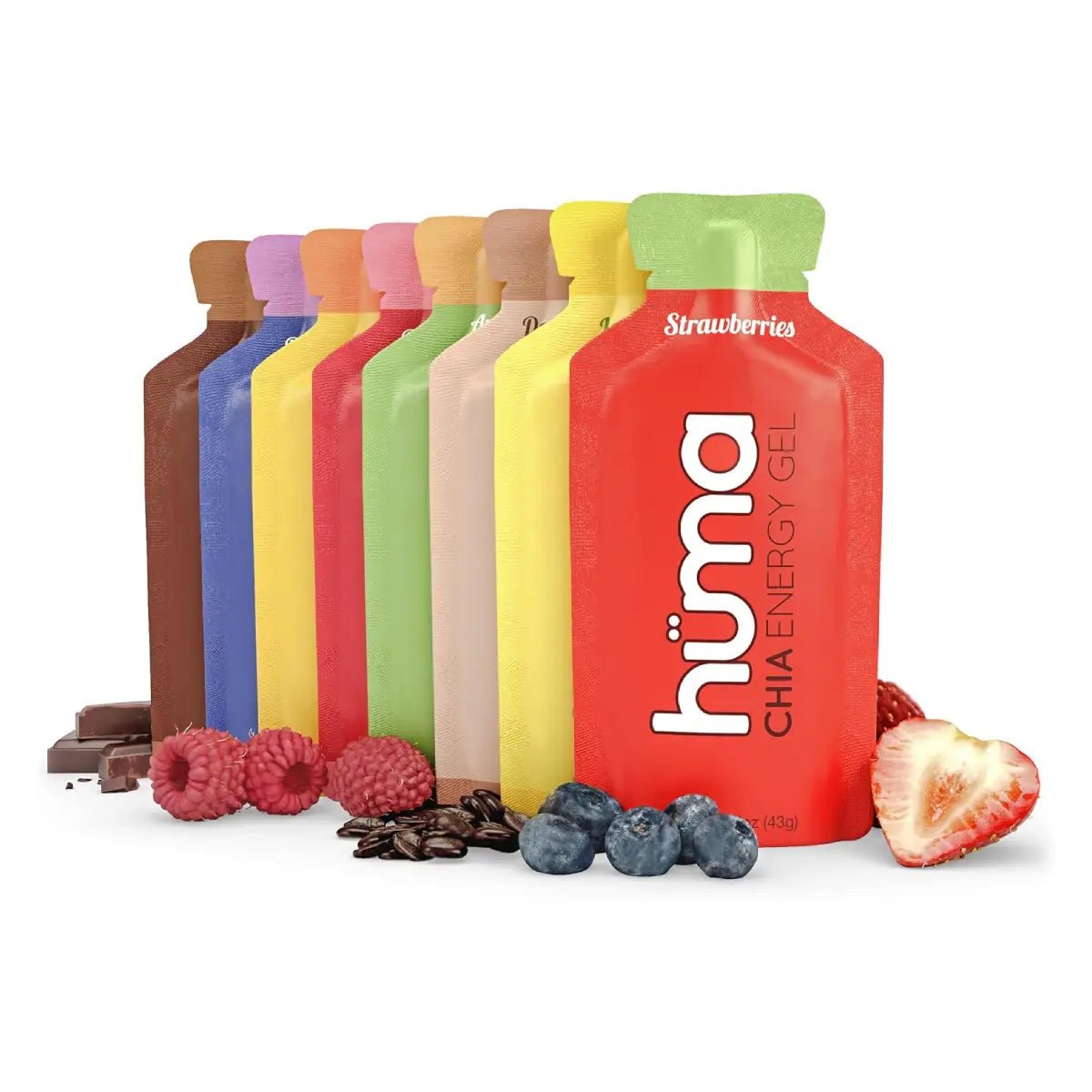 Hüma Chia Energy Gel Plus 44g 12 Unidades - Hi Vitamins