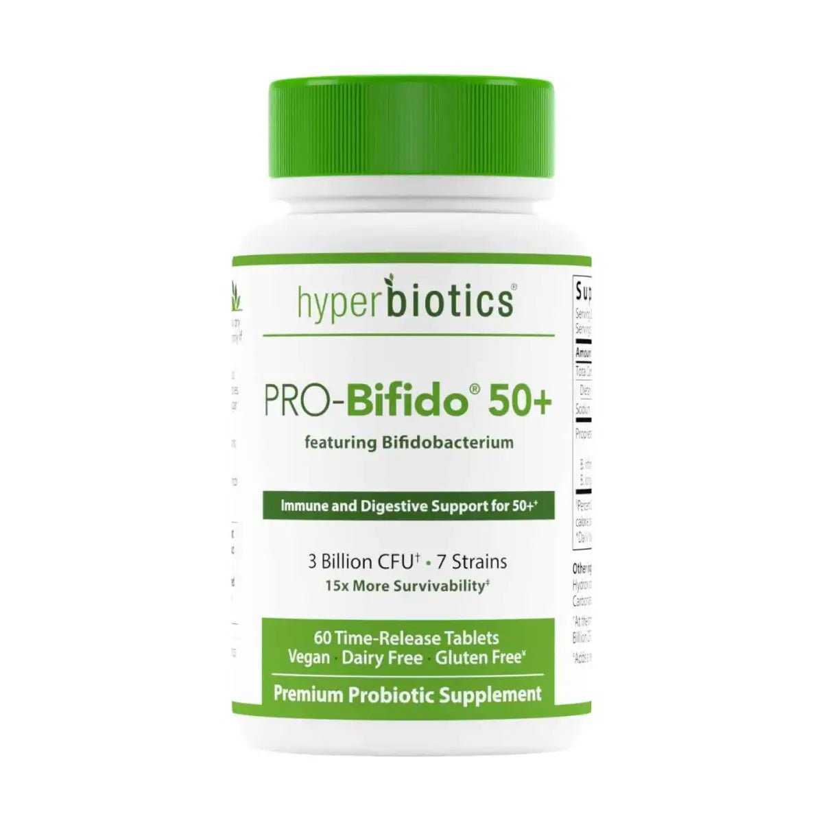 Hyperbiotics® Pro - Bifido 60 Patented Release Tabletas - Hi Vitamins