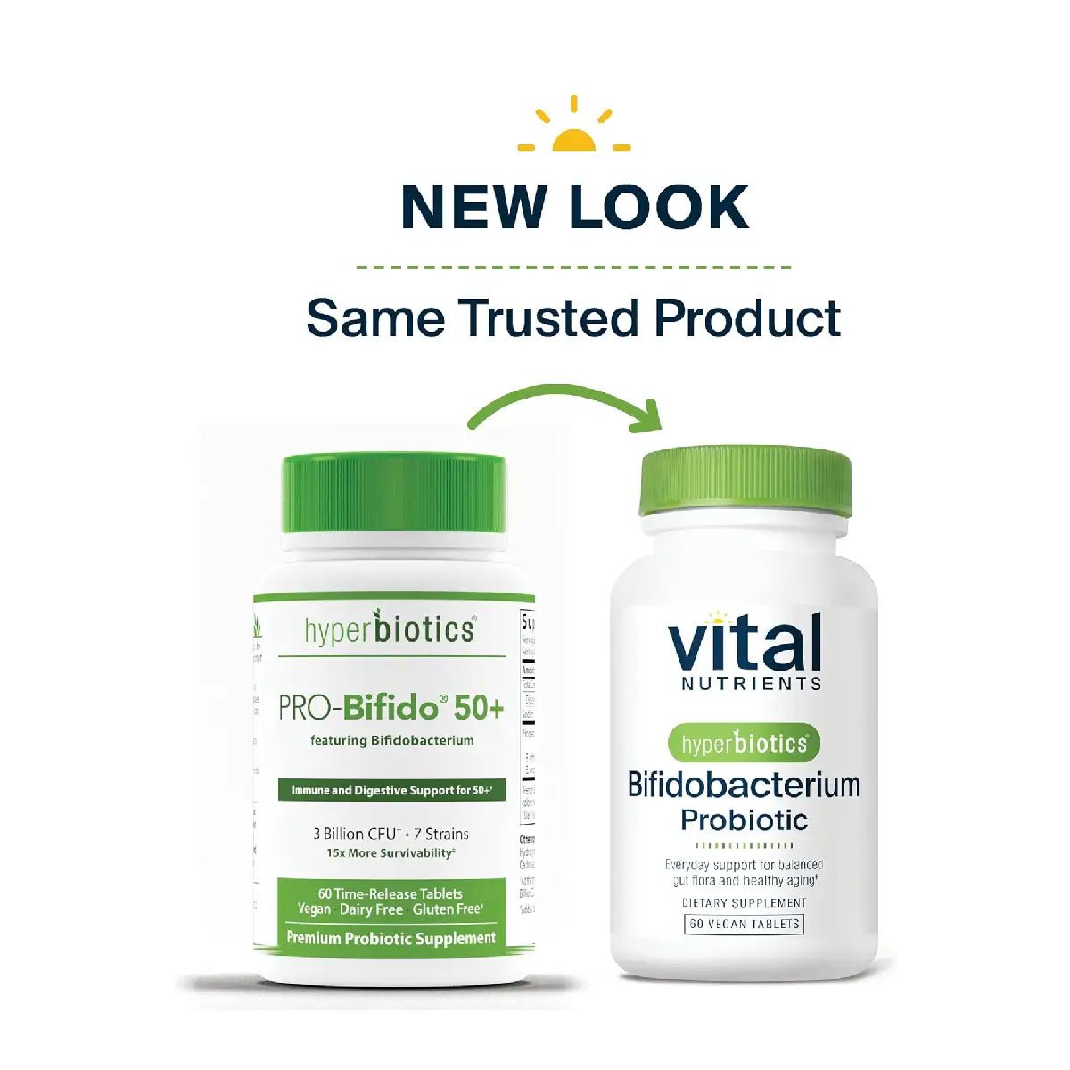 Hyperbiotics® Pro - Bifido 60 Patented Release Tabletas - Hi Vitamins