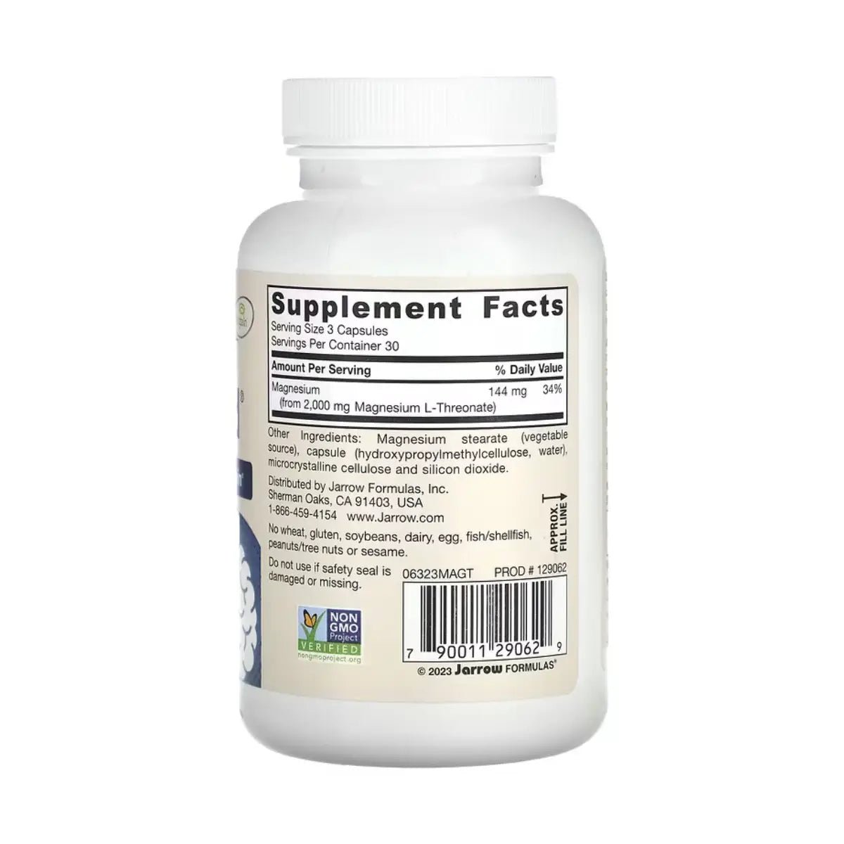 Jarrow Formulas® MagMind 90 Cápsulas - Hi Vitamins