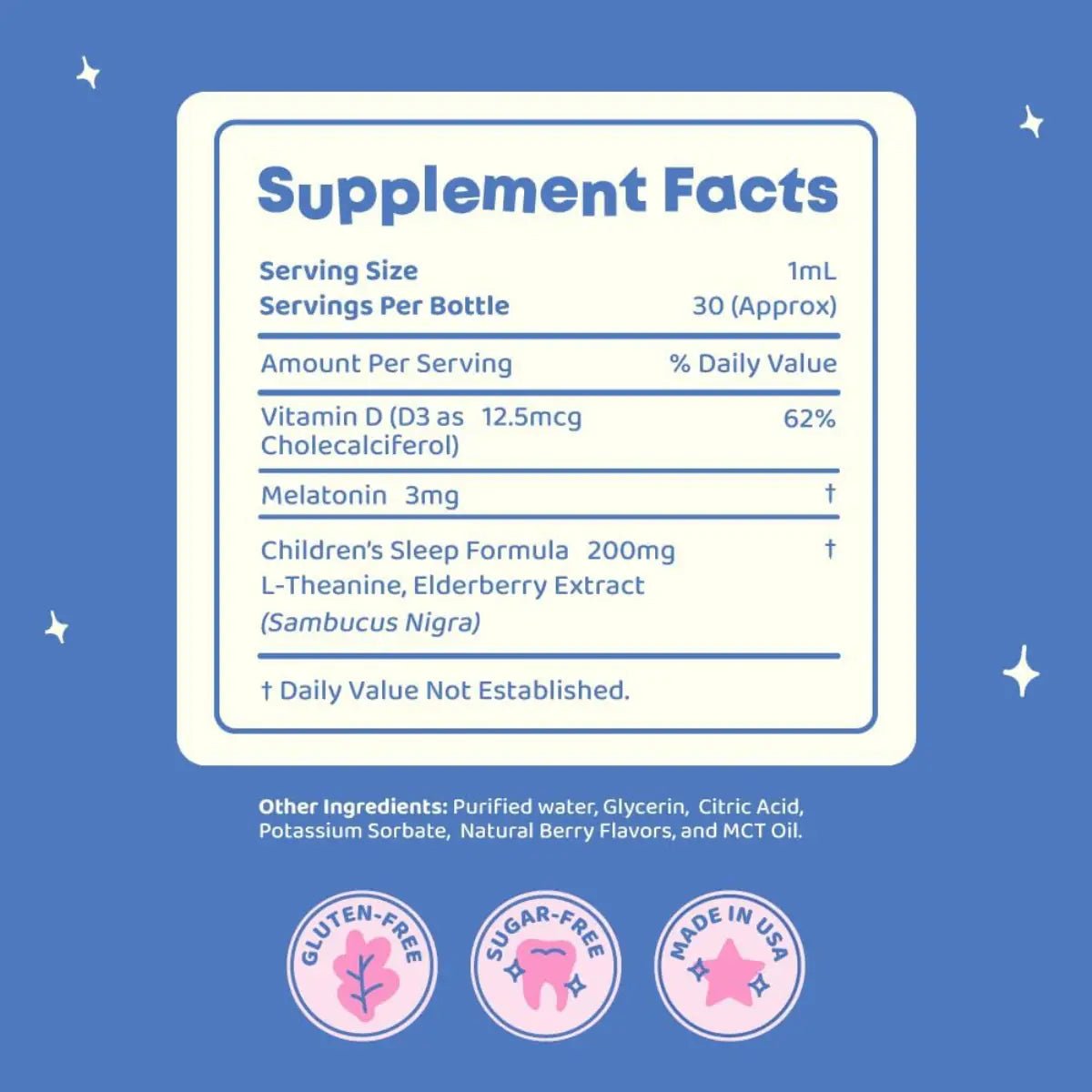 JoySpring SleepBerry 30 ml Melatonina líquida para niños - Hi Vitamins