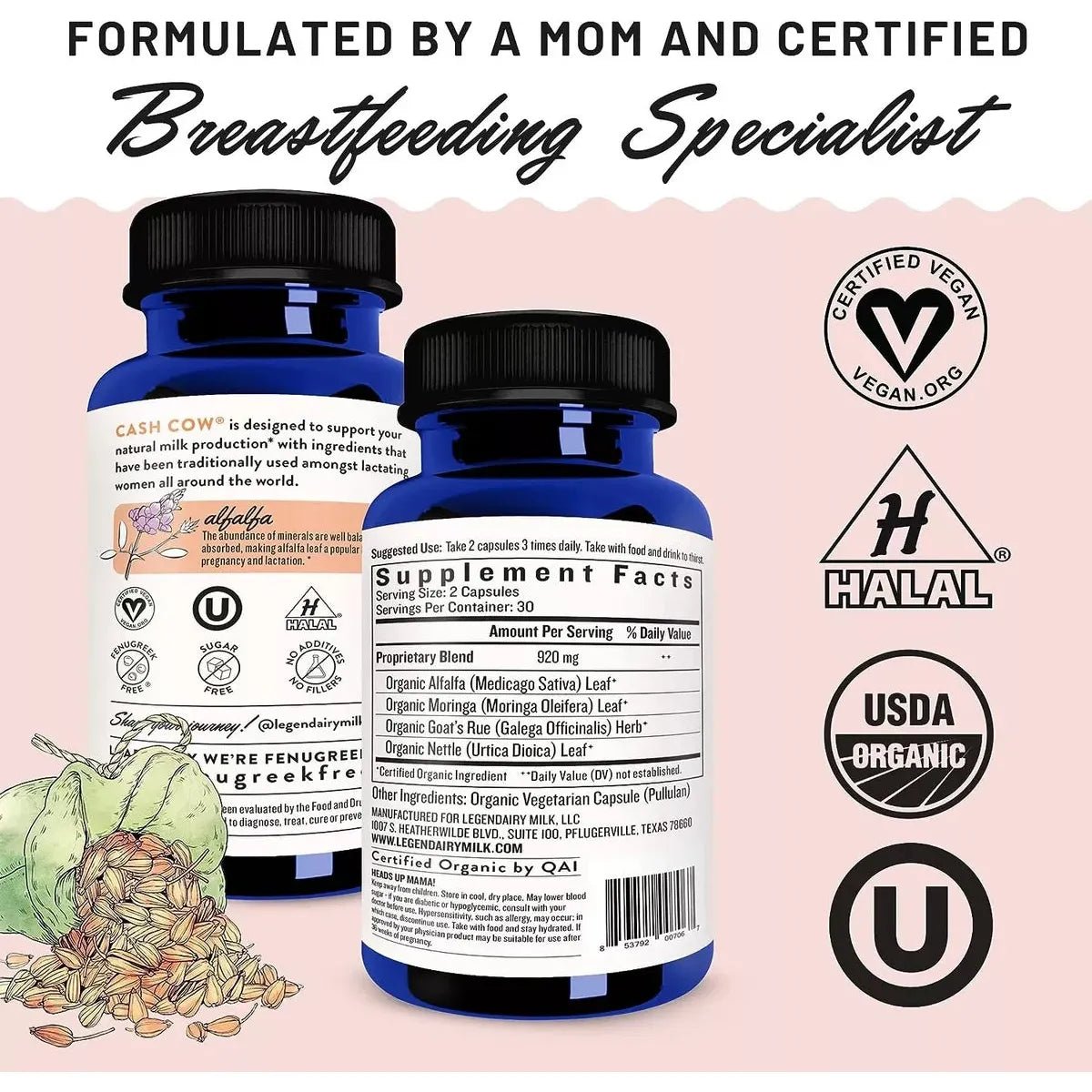 Legendary Milk Cash Cow 60 Cápsulas - Hi Vitamins