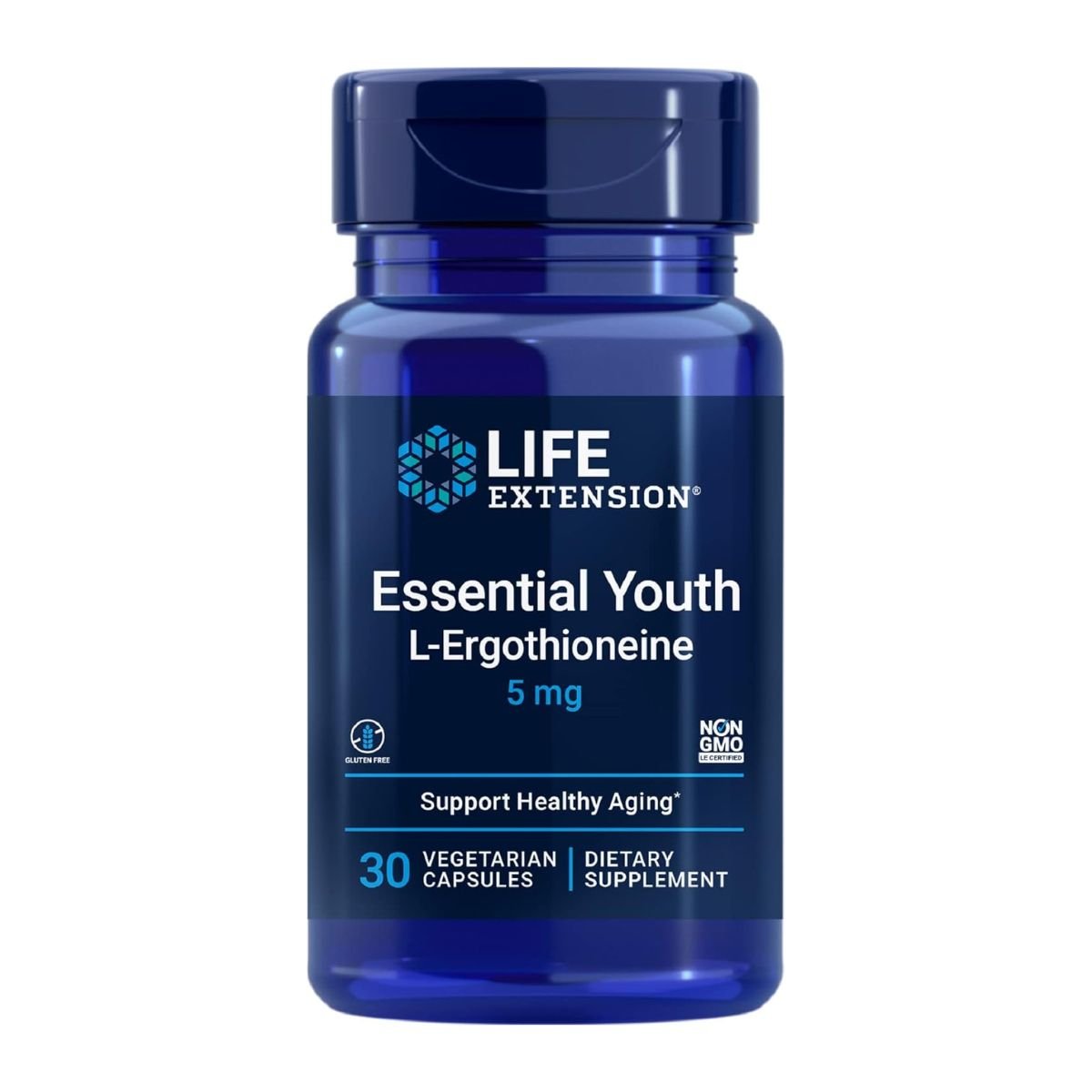 Life Extension Essential Youth L - Ergothioneine 5 Mg 30 Cápsulas - Hi Vitamins