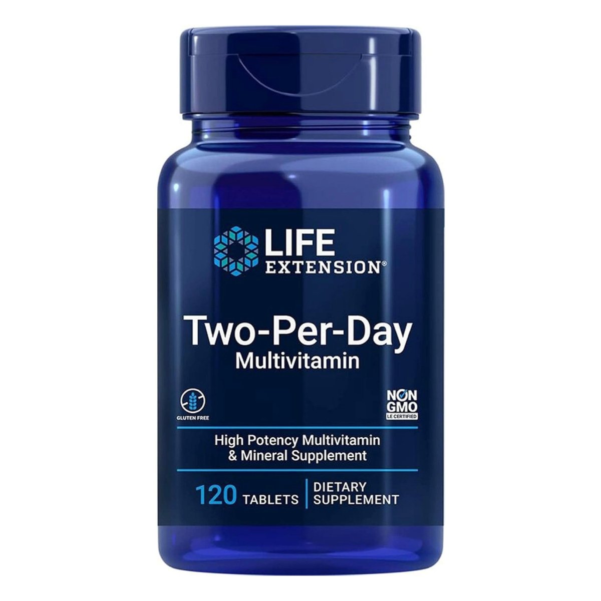 Life Extension Two-Per-Day Multivitamínico 120 Tabletas Vitaminas y Minerales Esenciales Apoyo Nutricional y Bienestar Diario - Hi Vitamins