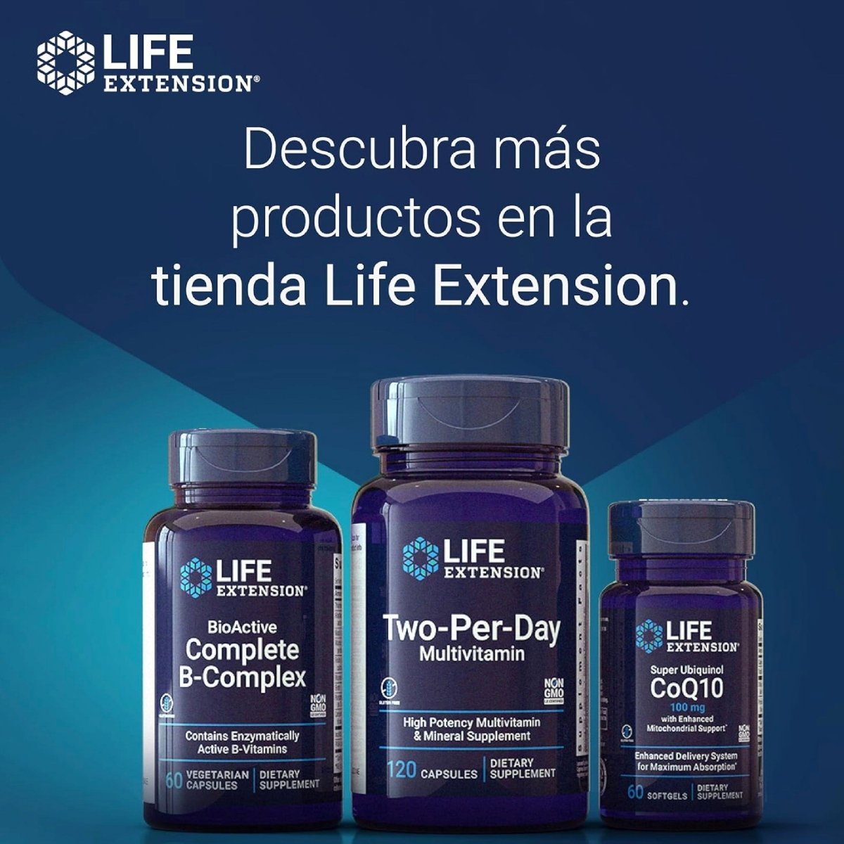 Life Extension Two-Per-Day Multivitamínico 120 Tabletas Vitaminas y Minerales Esenciales Apoyo Nutricional y Bienestar Diario - Hi Vitamins