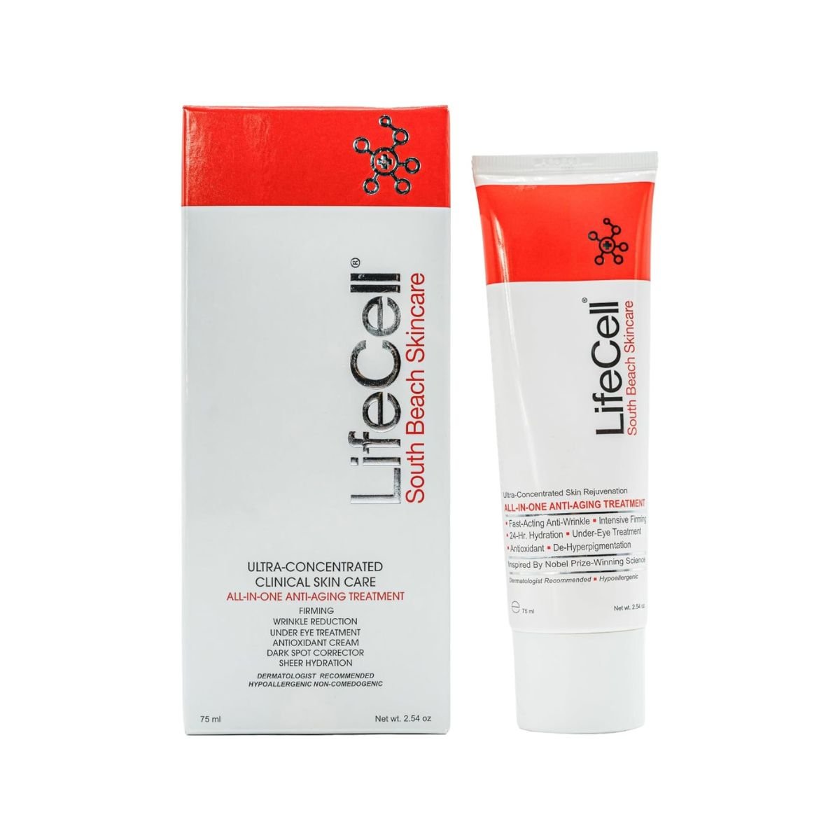 Lifecell Tratamiento Anti - Edad Todo en Uno 2.54 oz (75 ml) - Hi Vitamins
