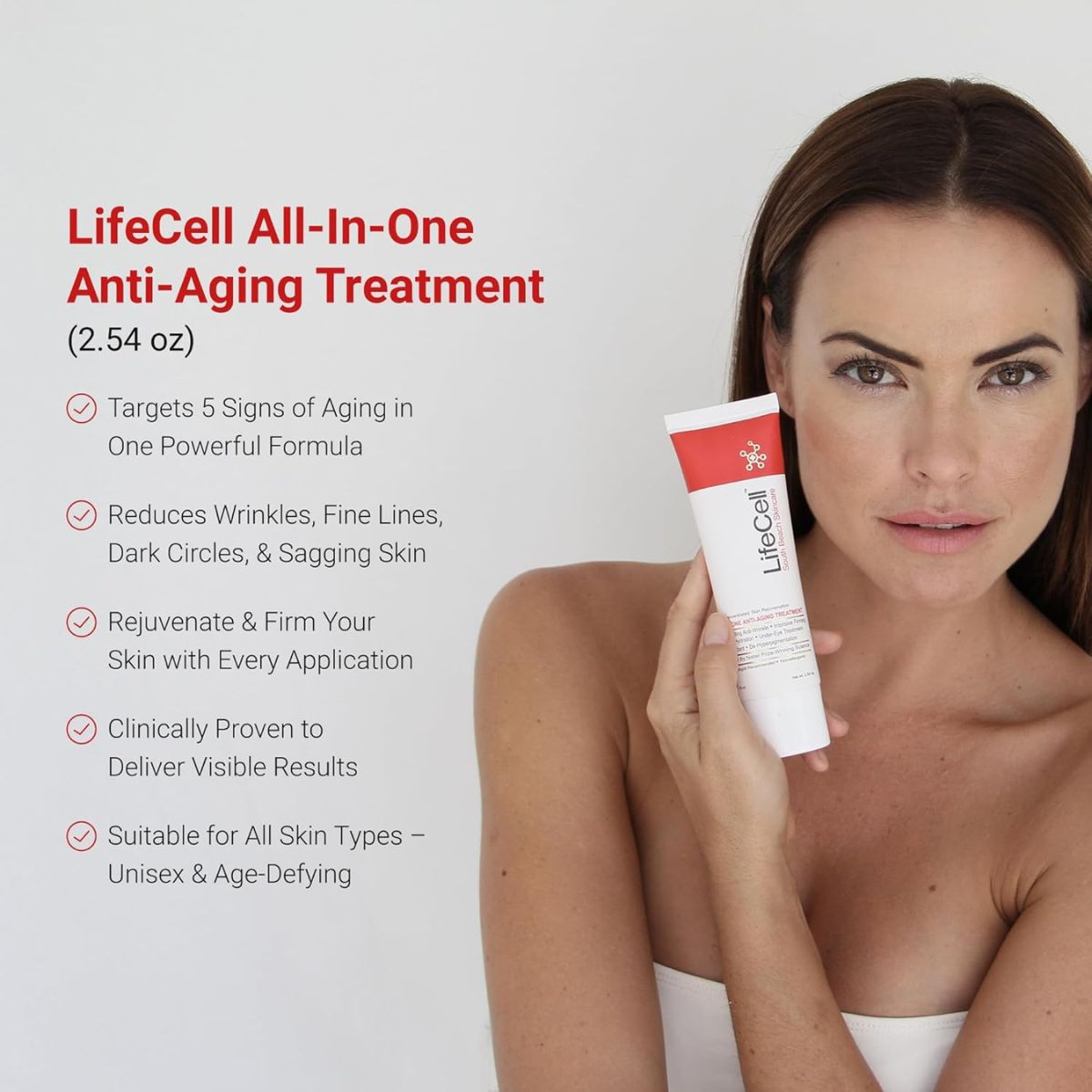 Lifecell Tratamiento Anti - Edad Todo en Uno 2.54 oz (75 ml) - Hi Vitamins