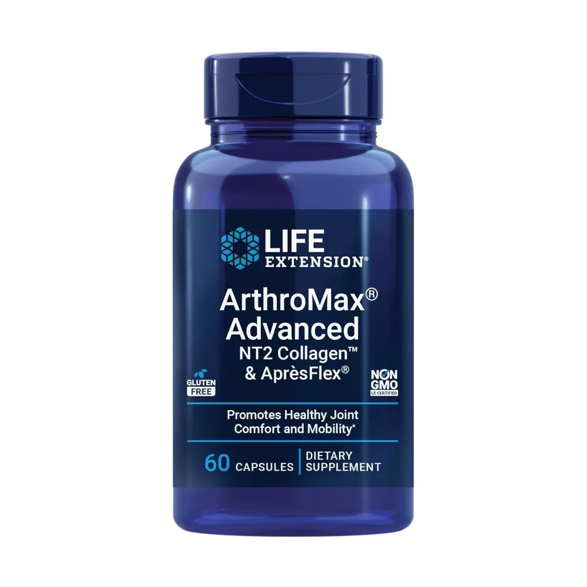 Life Extension ArthroMax Advanced NT2 Collagen & AprèsFlex 60 cápsulas - Hi Vitamins