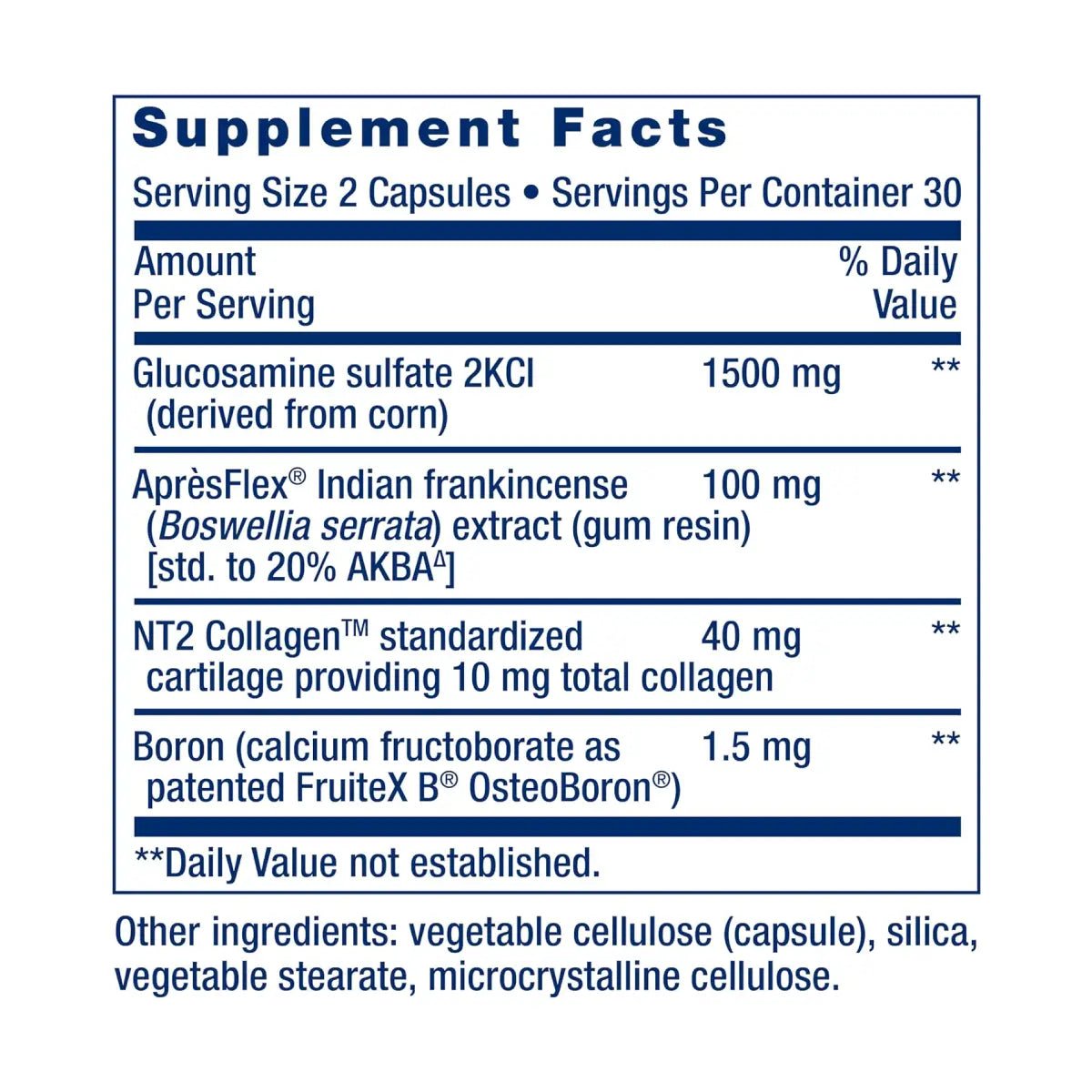 Life Extension ArthroMax Advanced NT2 Collagen & AprèsFlex 60 cápsulas - Hi Vitamins
