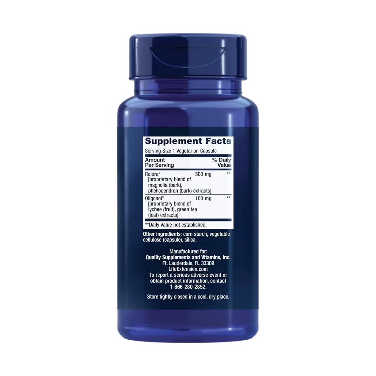 Life Extension Balance Cortisol - Estrés 30 Cápsulas - Hi Vitamins