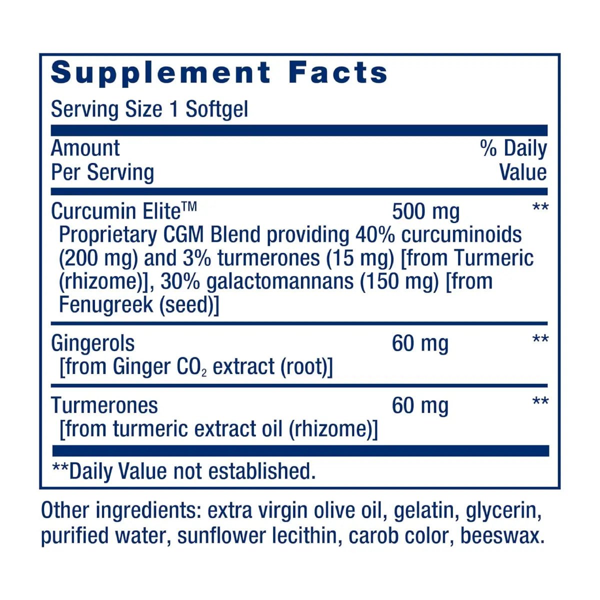 Life Extension Curcumina Elite Avanzada 30 Softgels - Hi Vitamins