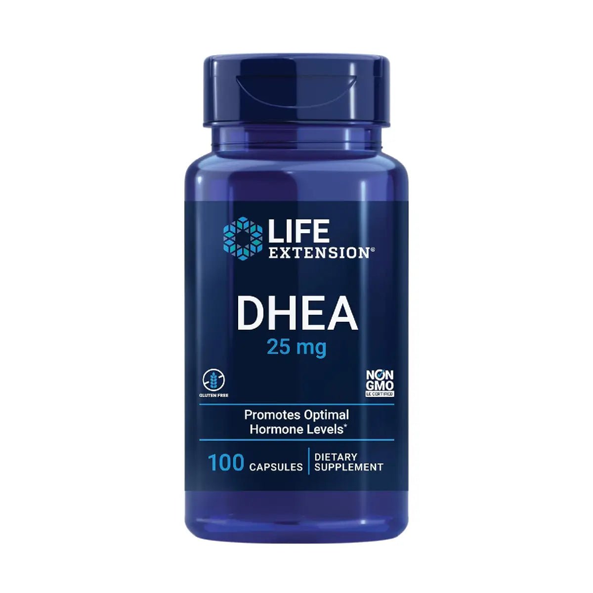 Life Extension DHEA 25 Mg 100 Cápsulas - Hi Vitamins