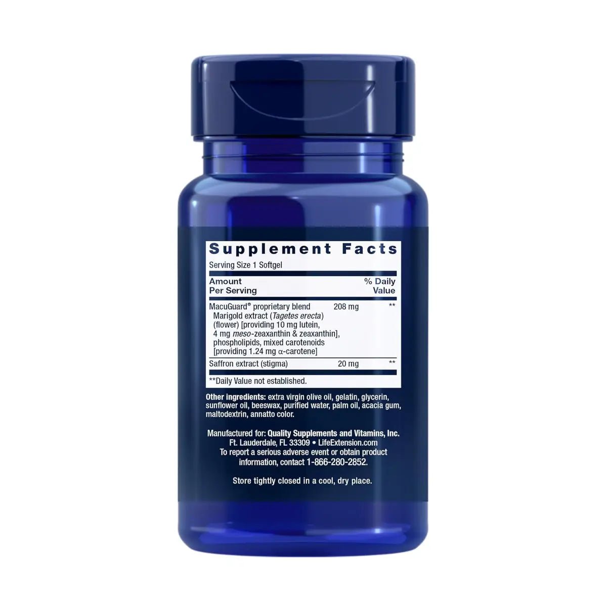 Life Extension MacuGuard 60 Softgel - Hi Vitamins