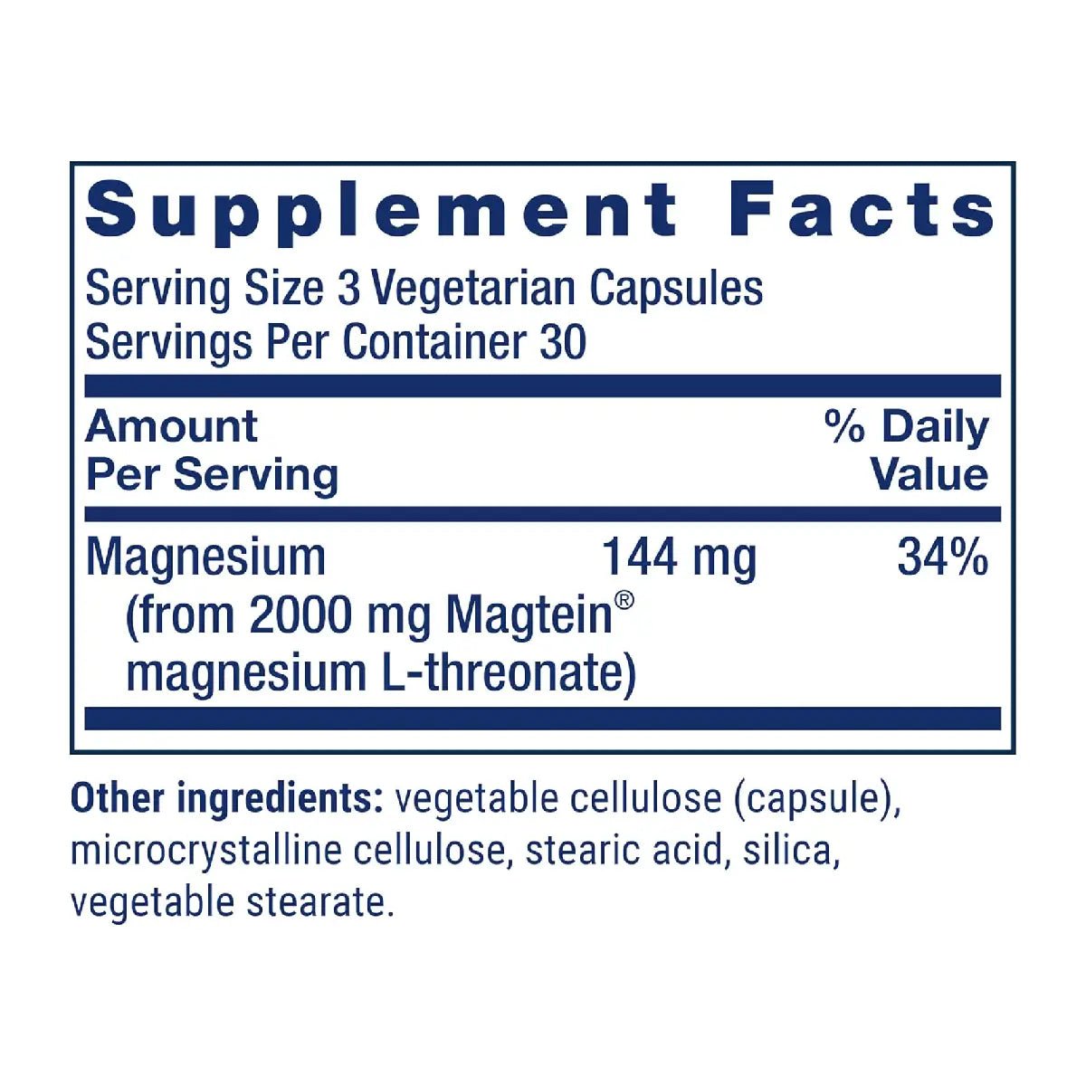 Life Extension Neuro - Mag L - Treonato de Magnesio 90 Cápsulas - Hi Vitamins
