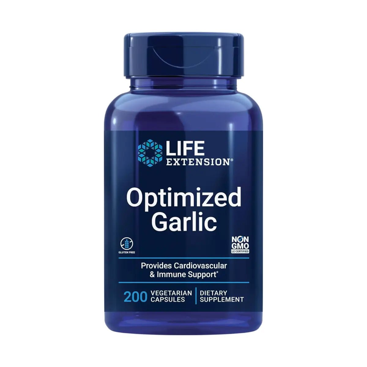 Life Extension Optimized Garlic Vegetarian 200 Cápsulas - Hi Vitamins