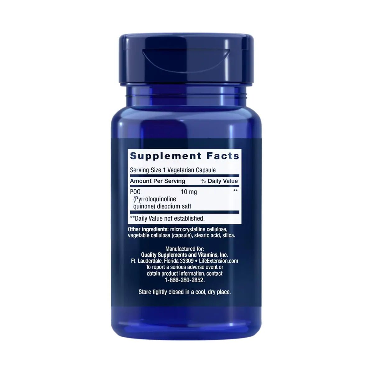 Life Extension PQQ 10 Mg 30 Cápsulas - Hi Vitamins