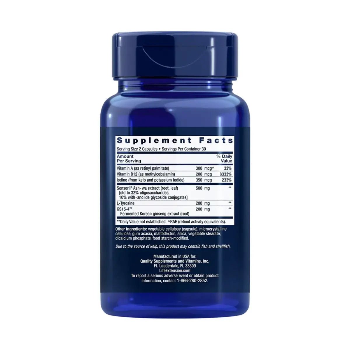 Life Extension Thyroid Support Complex 60 Cápsulas - Hi Vitamins